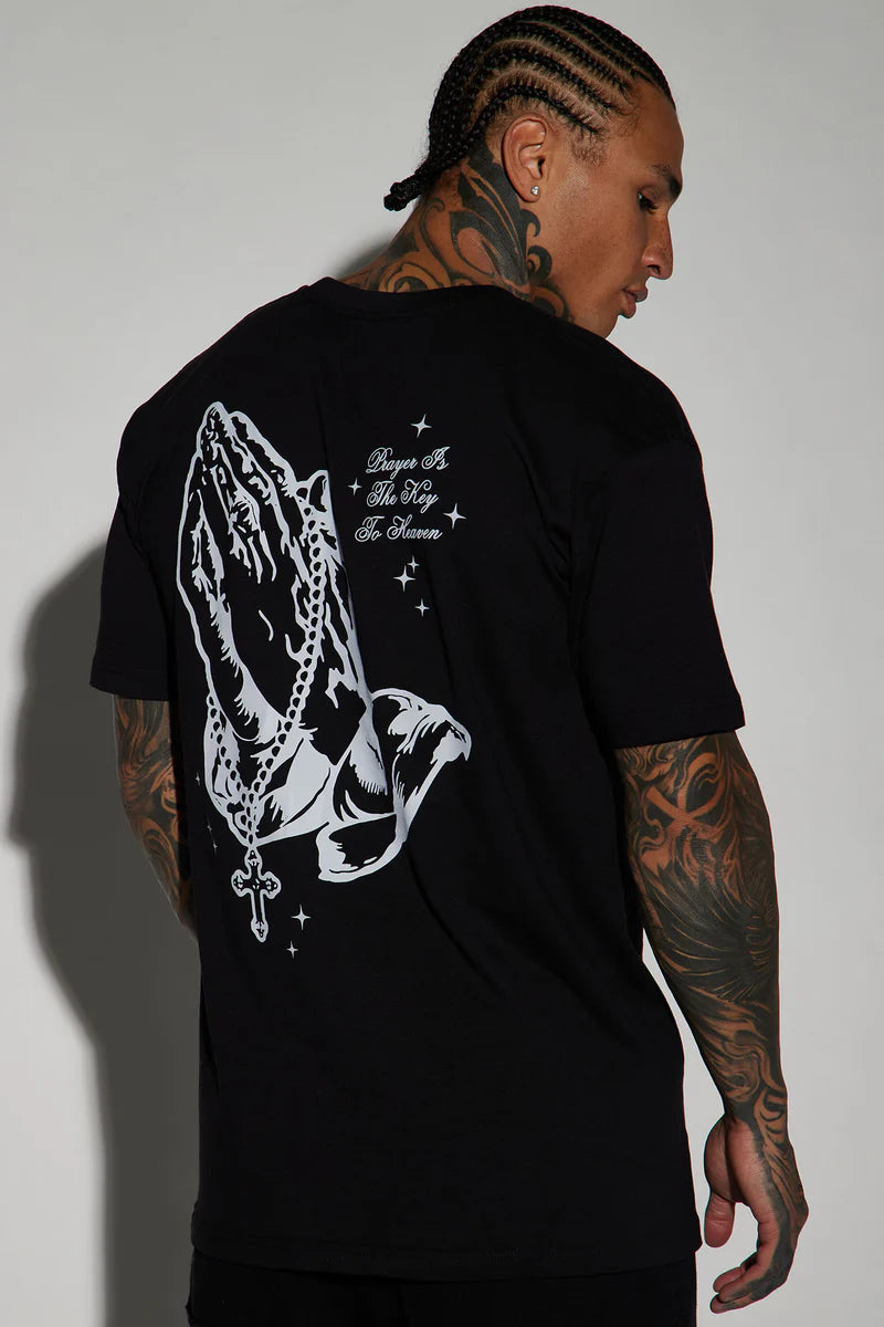 Camisa De Manga Corta Blessed With Faith